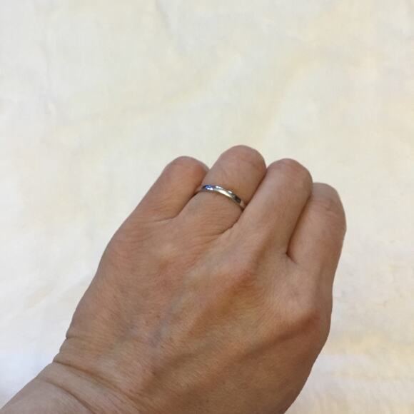 Silver Trio-Crystal Rows Ring - Picture 8 of 8